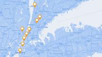 Map of Columbia Orthopedics office locations